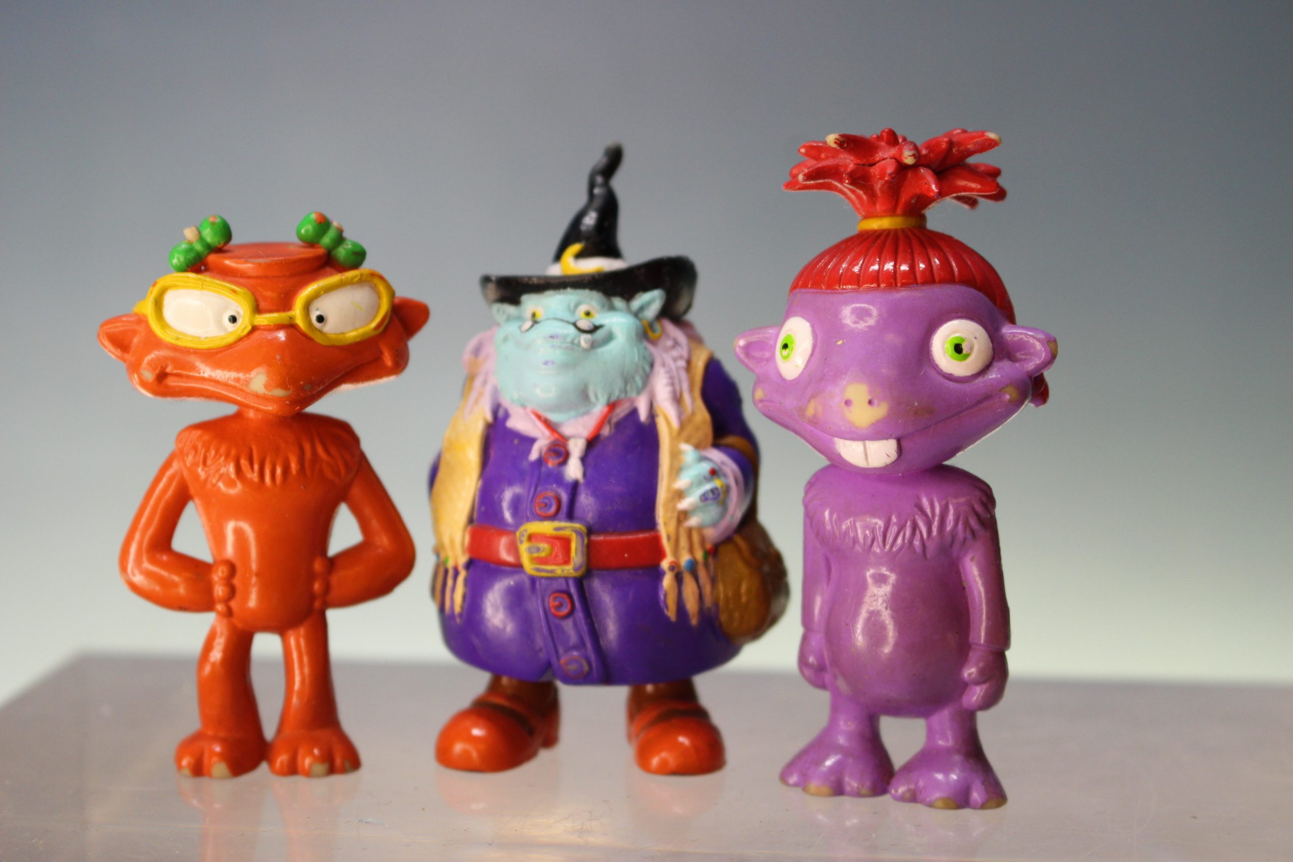 Los Lunnis: Lupita, Lubina y Lulila. Yolanda. Figuras de PVC.