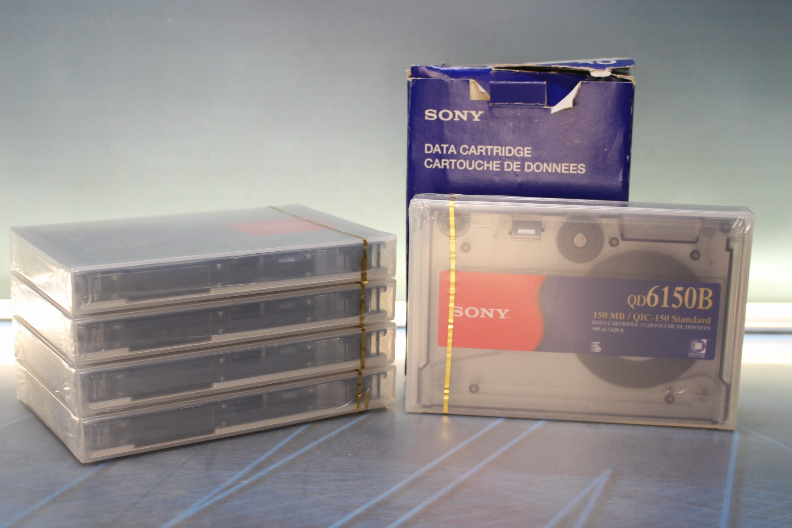 IMG_1841 Sony Data Cartridge 150 MB. QD6150B. Nuevos, precintados. - Imagen 1