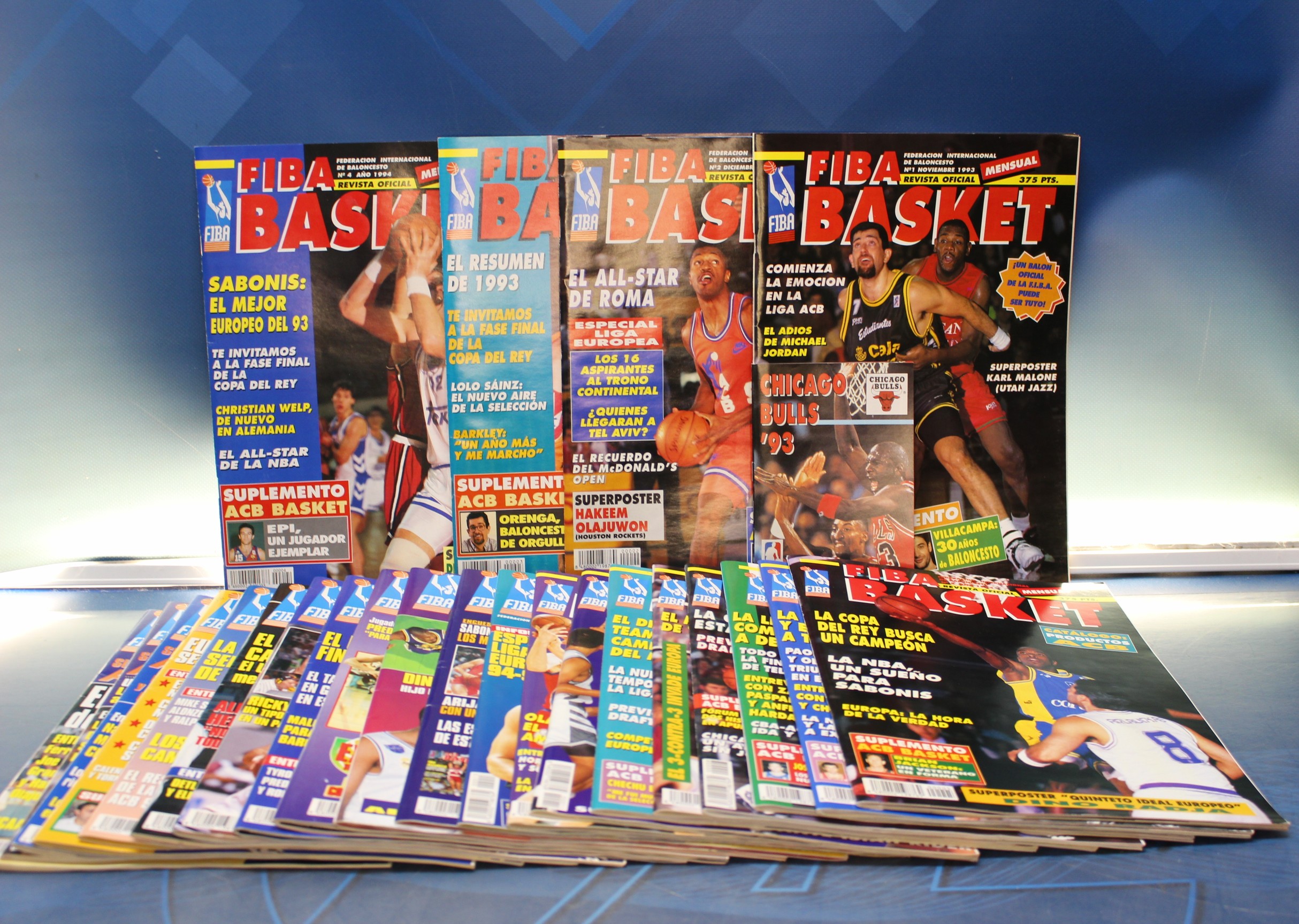 Revistas Baloncesto: Fiba Basket nº 1 al 24 (1993-95).