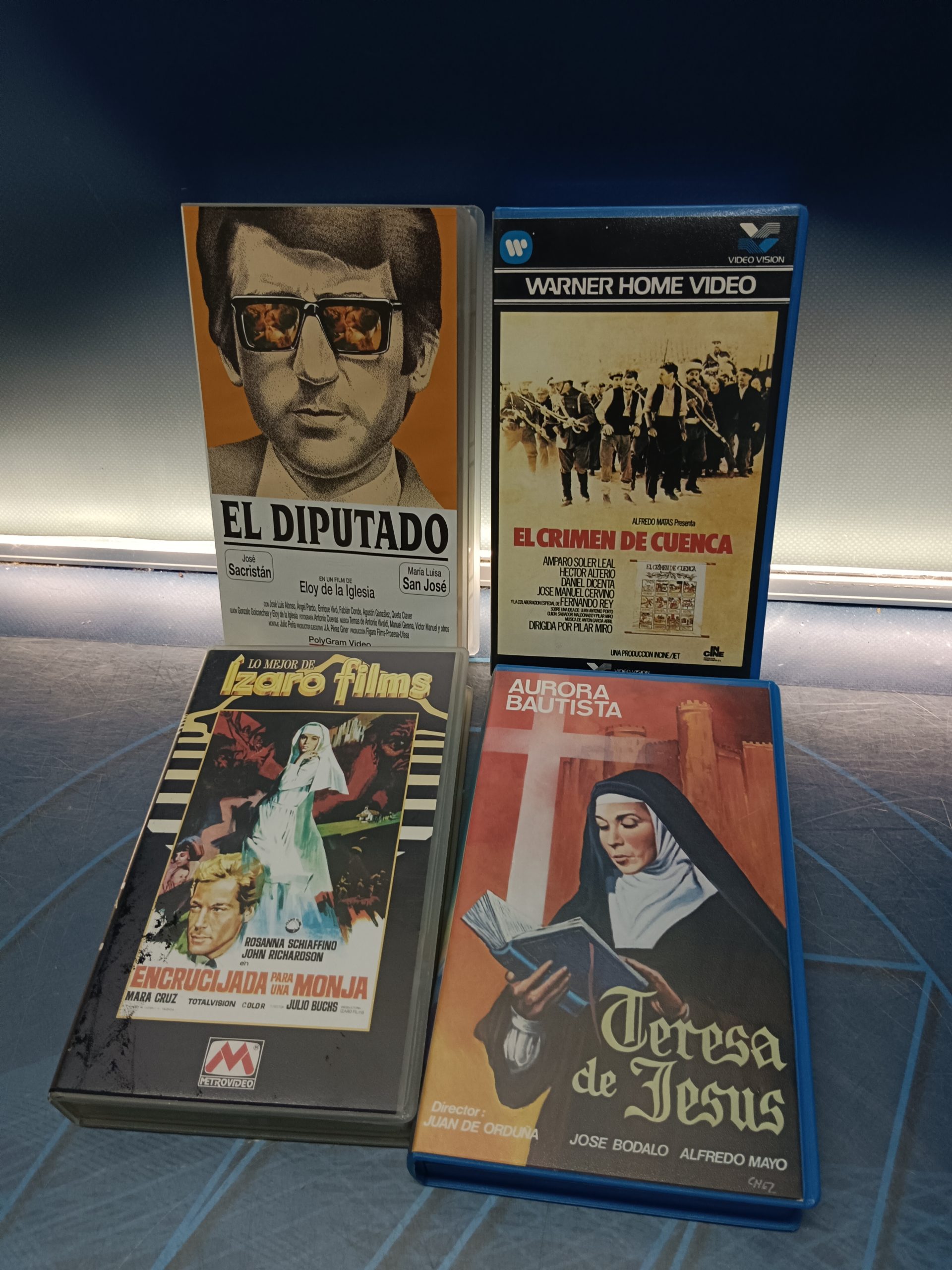 Lote, 4 VHS, El diputado, El crimen de cuenca, Teresa de Jesus, Encrucijada para una monja