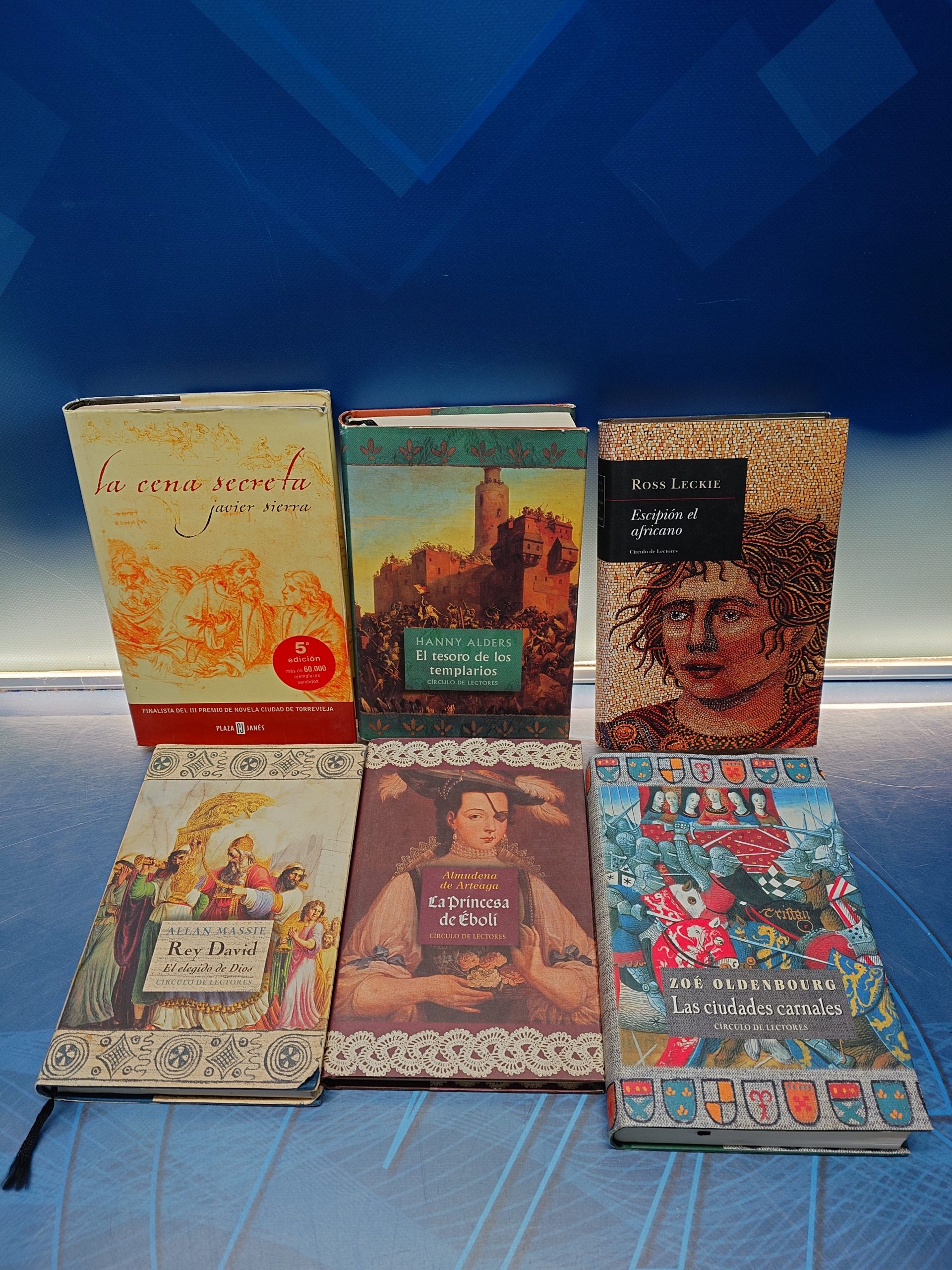 20250422_163507548 Lote 6 novelas históricas, las ciudades carnales, el tesoro de los templarios y más - Imagen 1