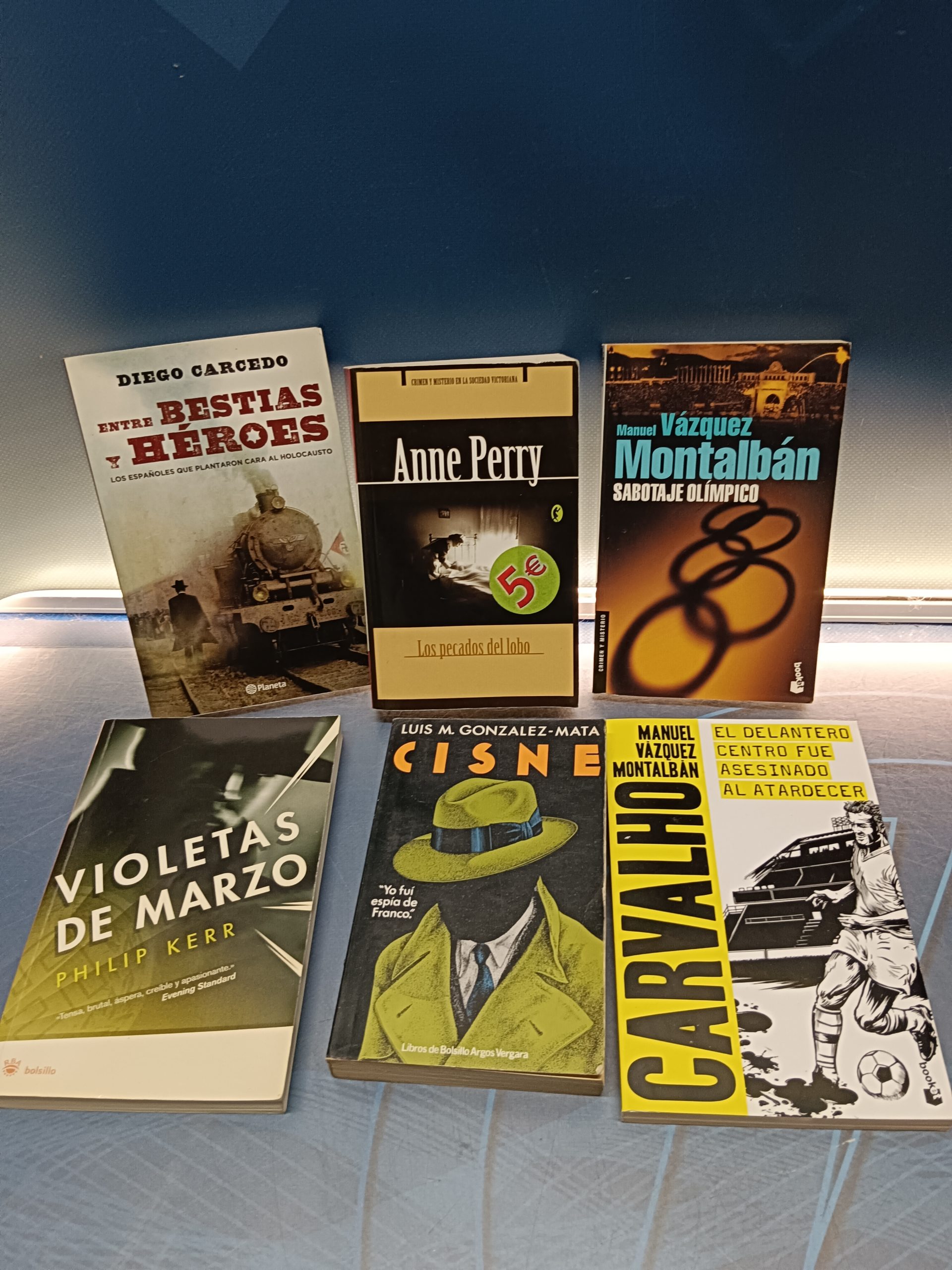 best sellers , sabotaje olímpico, Cisne, Violetas de marzo, Bestias y heroes y mas