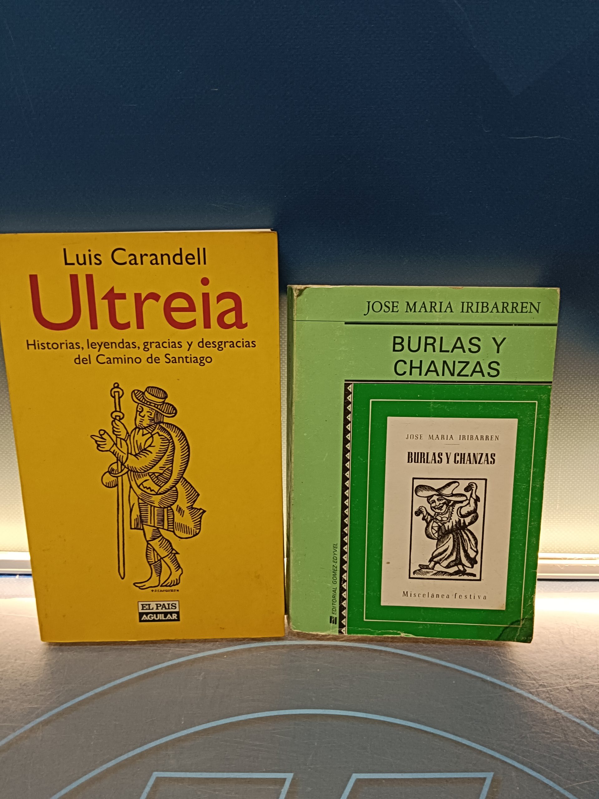 IMG_20250624_104702 dos libros, BURLAS Y CHANZAS. Miscelanea festiva + ULTREIA - Imagen 1
