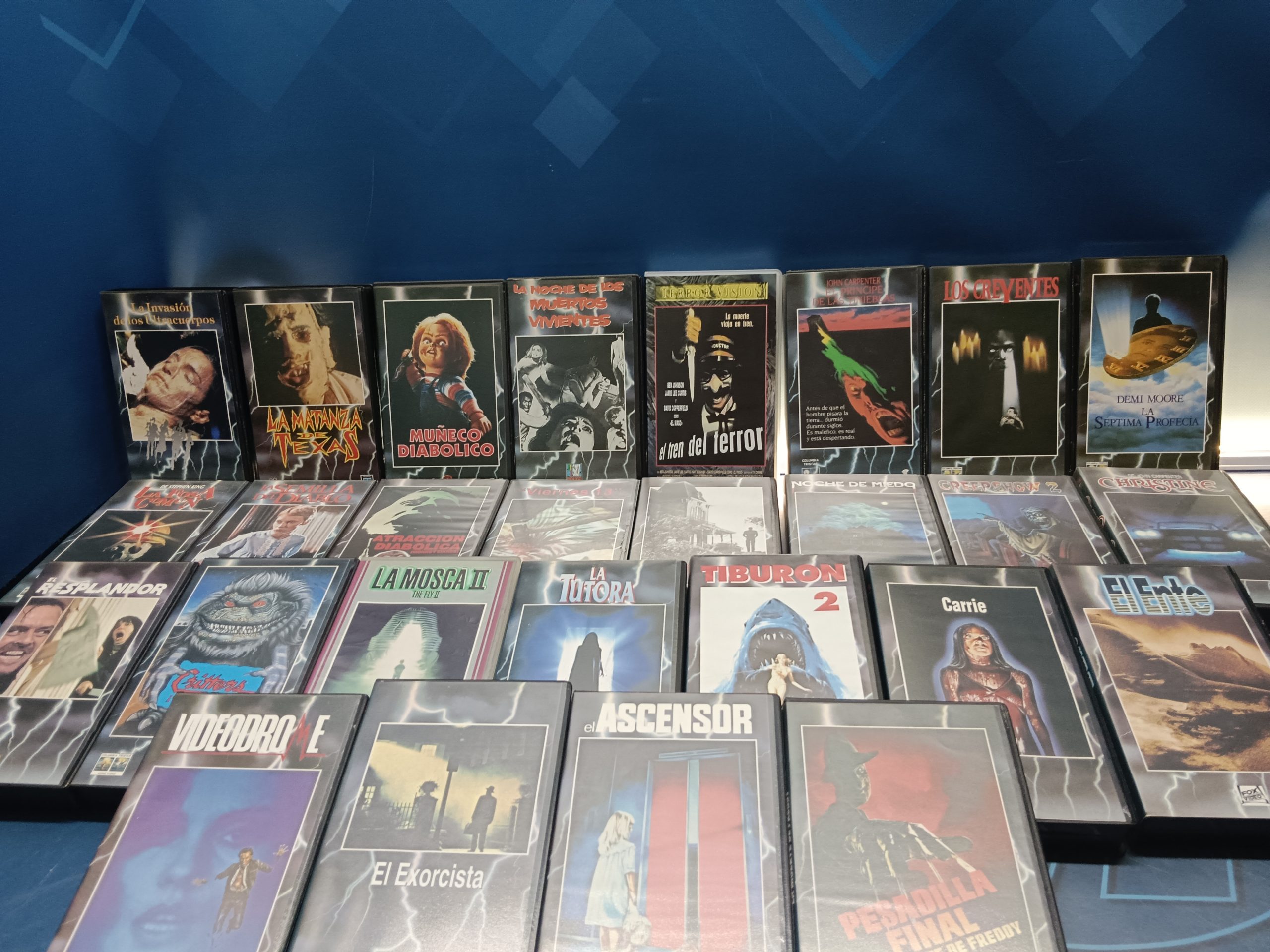 Lote de 27 VHS , películas de Terror en buen estado