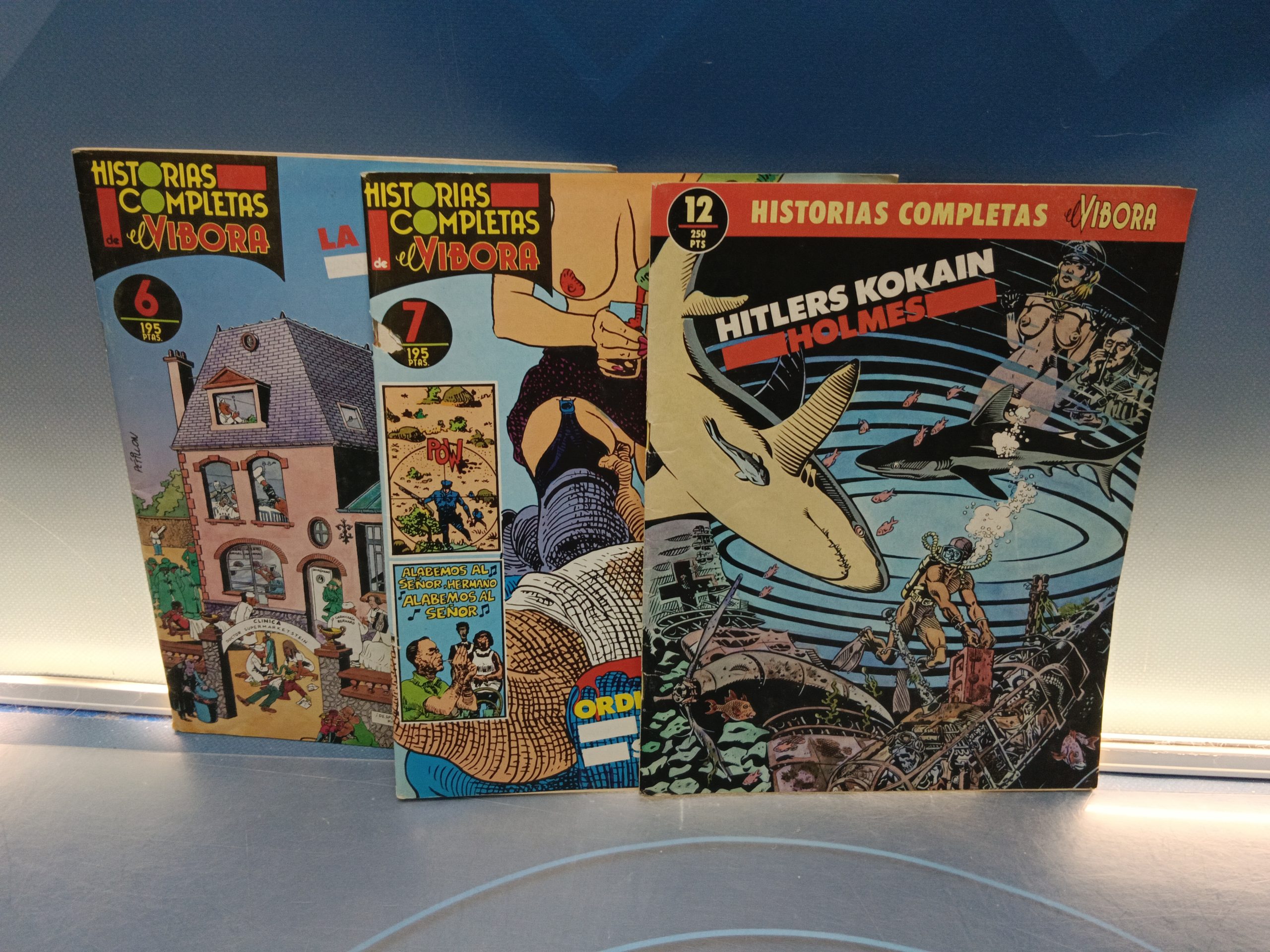 tres comics, HISTORIA COMPLETAS EL VIBORA nº 6, 7 y 12