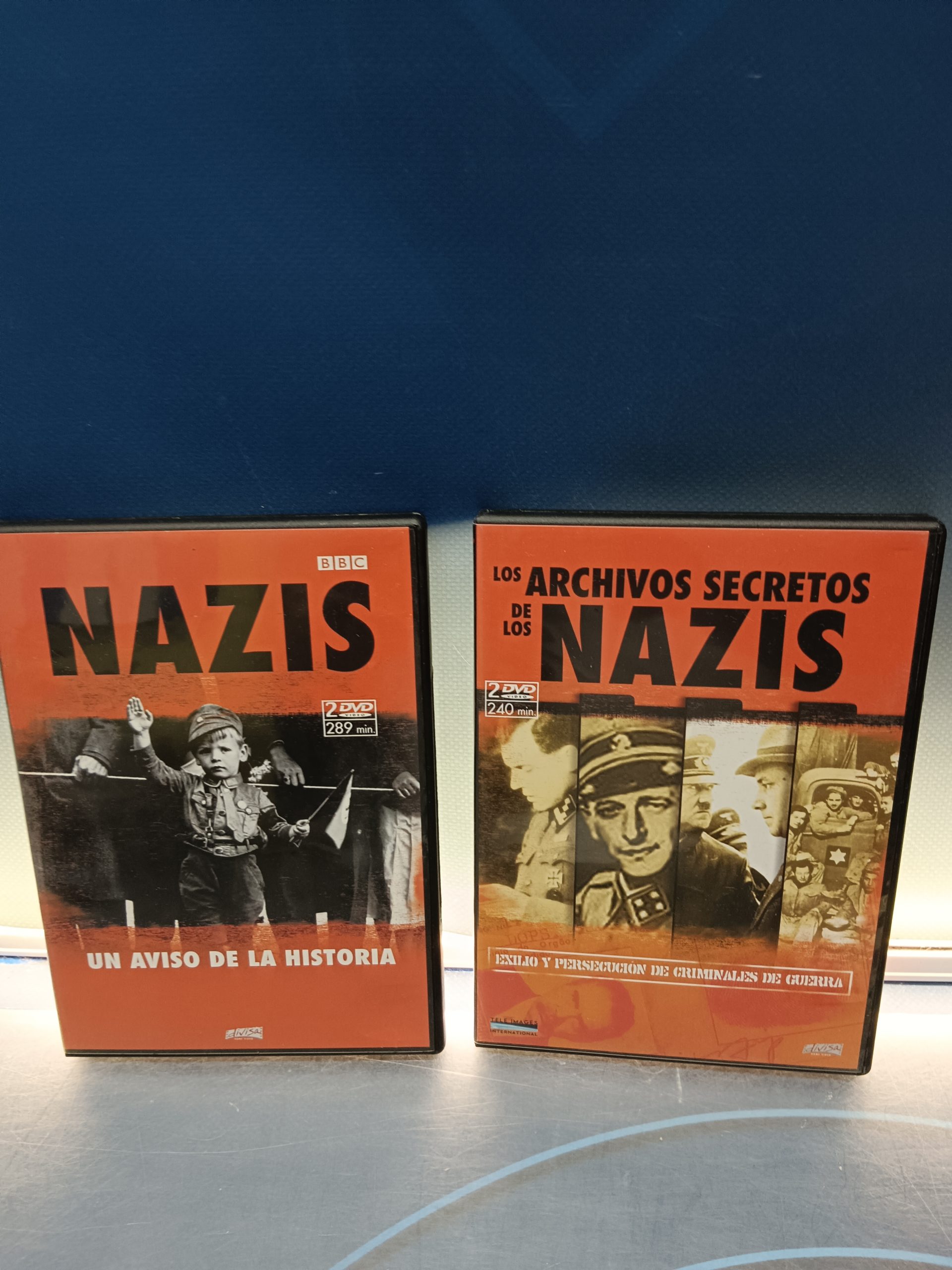 lote 2 documentales, dvd, Los Archivos secretos de los Nazis