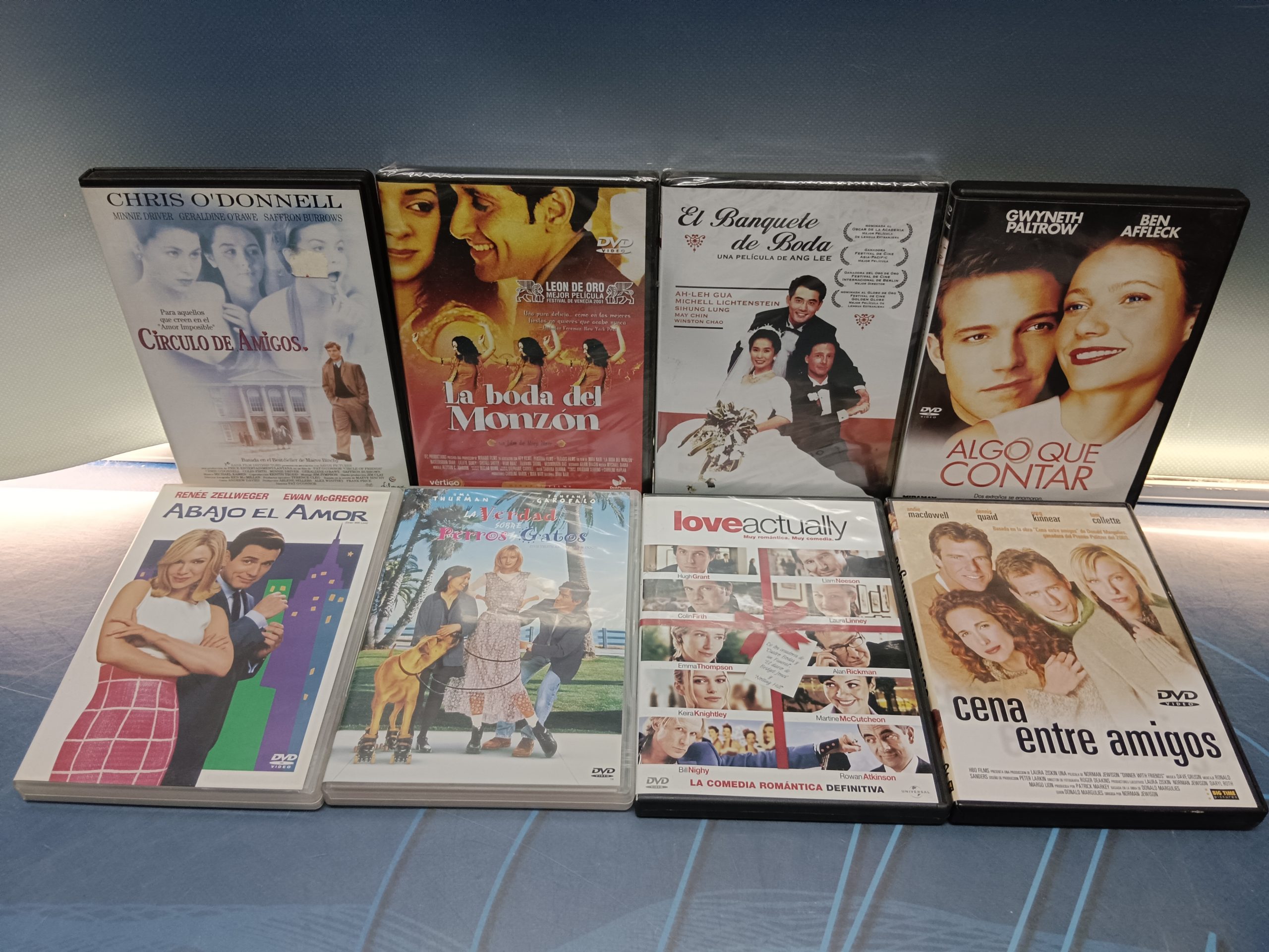 IMG_20250701_165234 Lote 8 dvds romanticas, Algo que contar, Love actually, abajo el amor y mas - Imagen 1