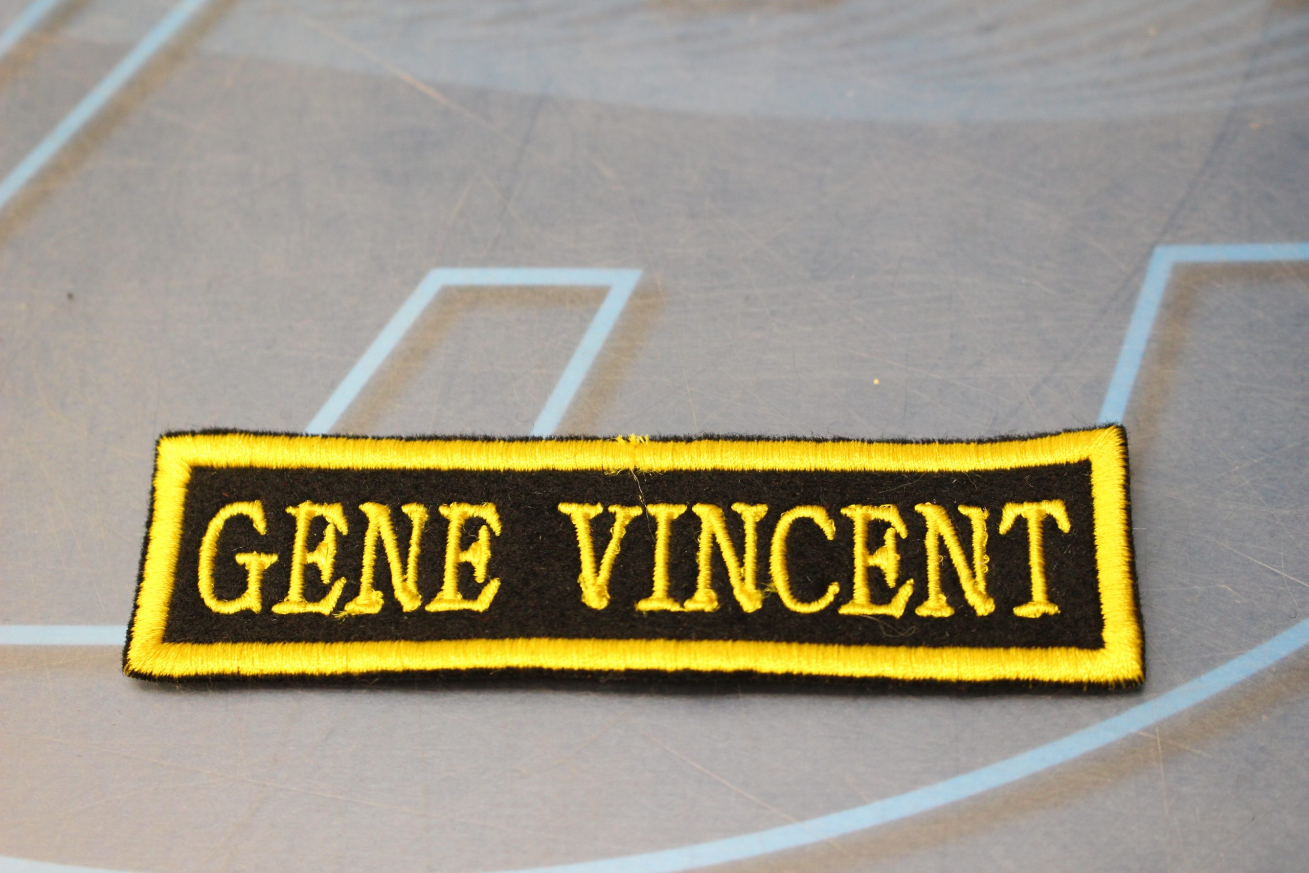 IMG_4201 10. Gene Vincent. Parche bordado de algodón. - Imagen 1