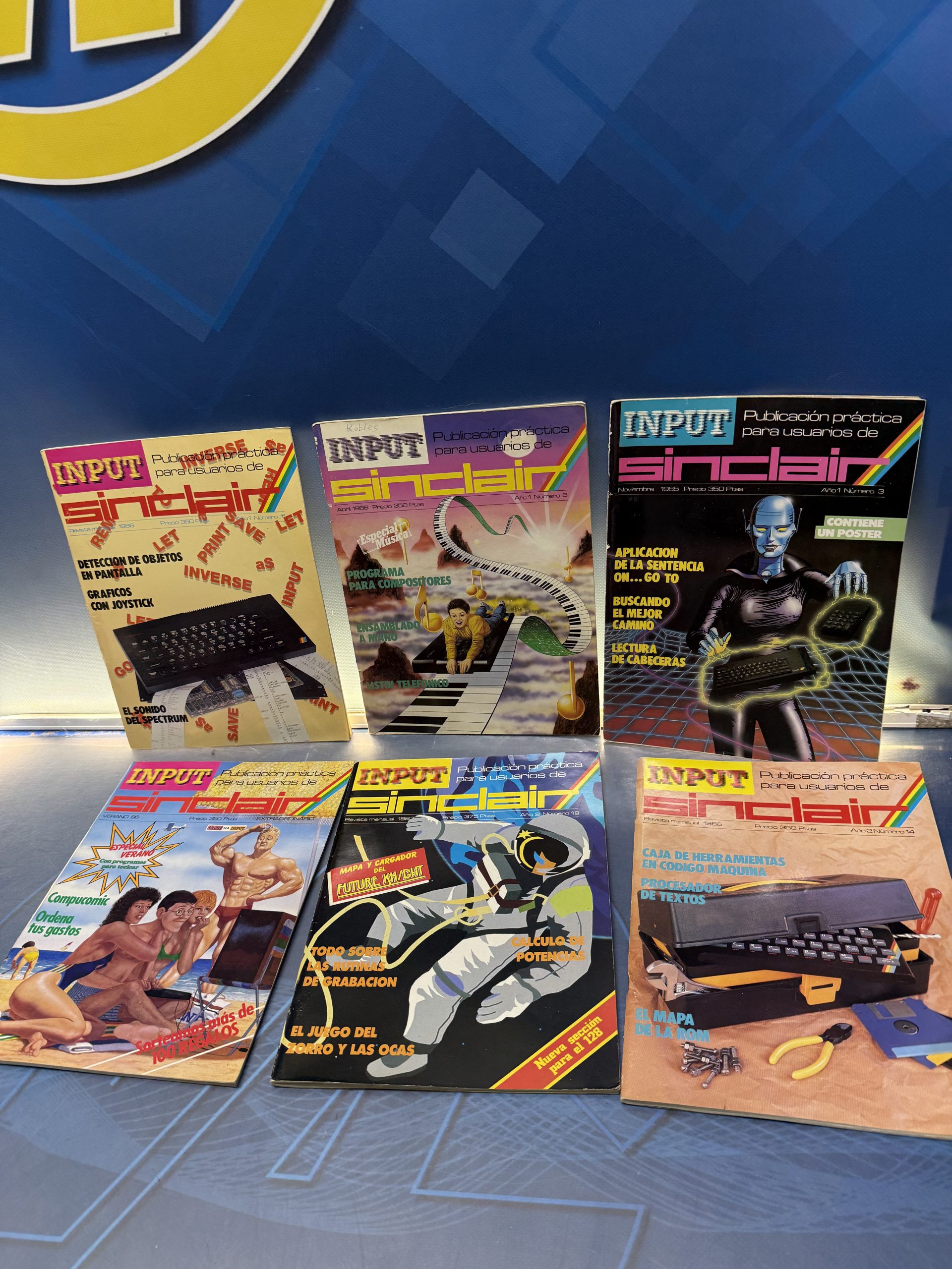 Lote Input Sinclair - lote de 6 Revistas