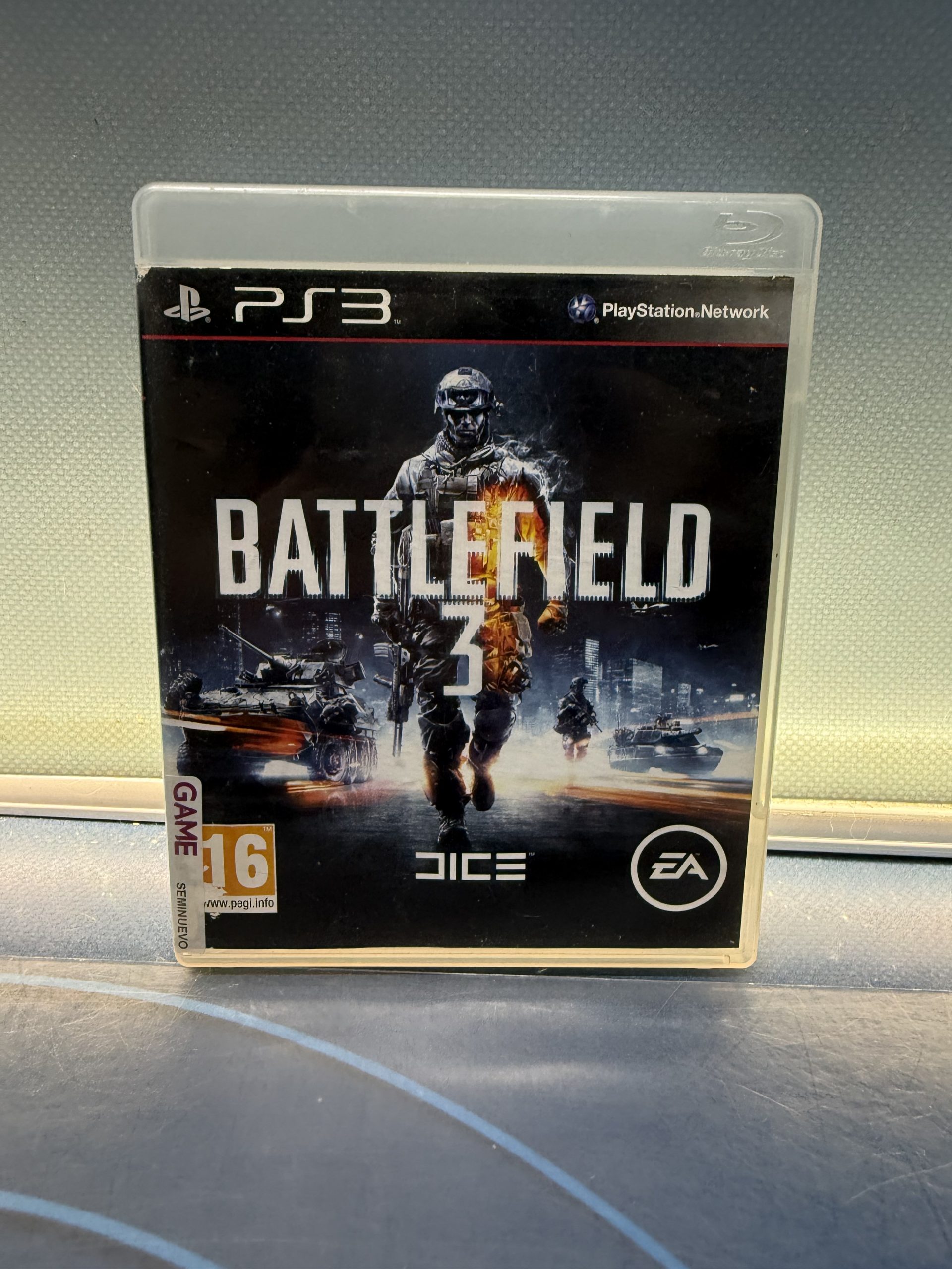 Videojuego de PS3 Battlefield 3, Falta instrucciones