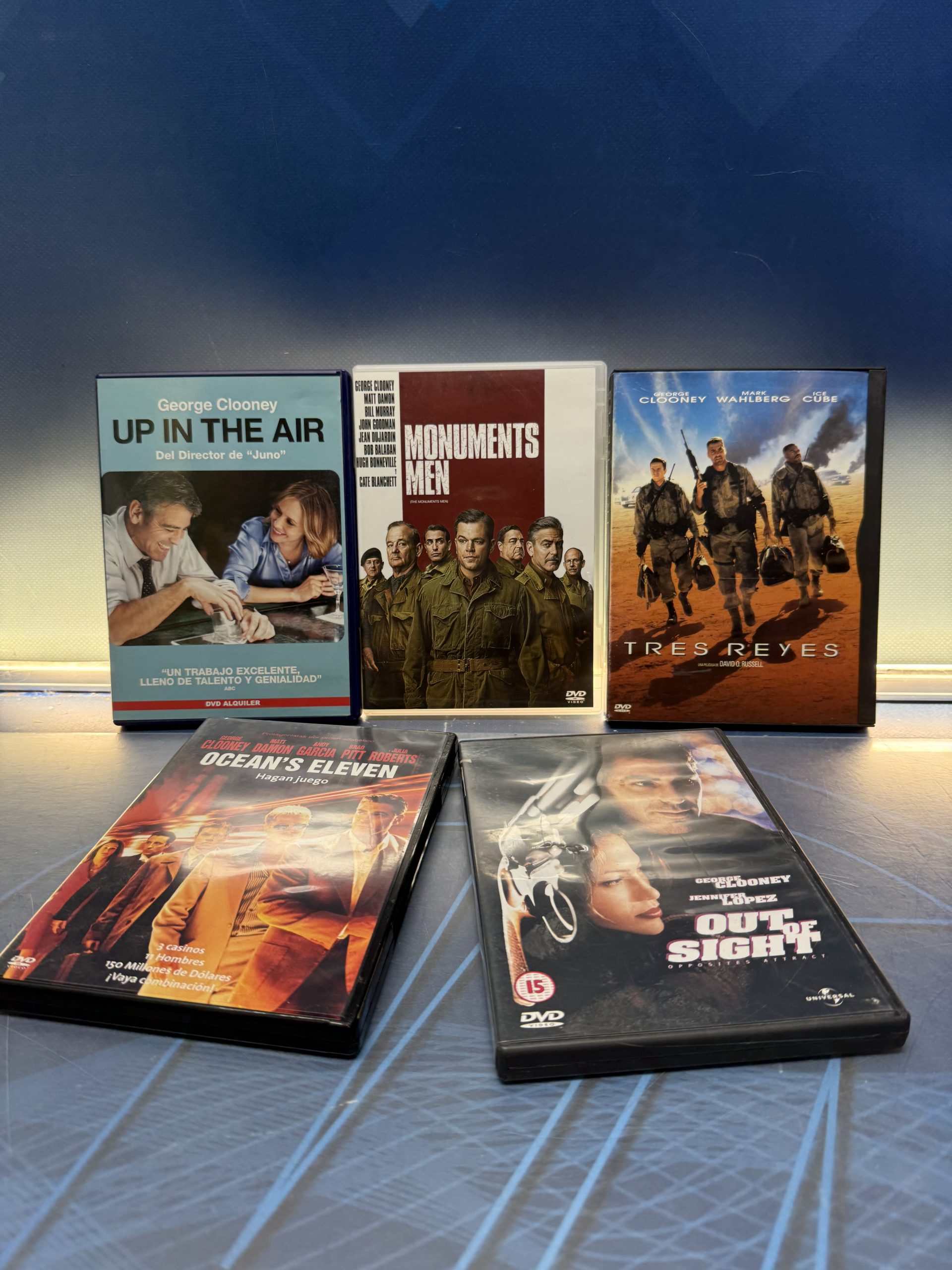 Lote 5 DVD's Pack George Clooney, observa los titulos
