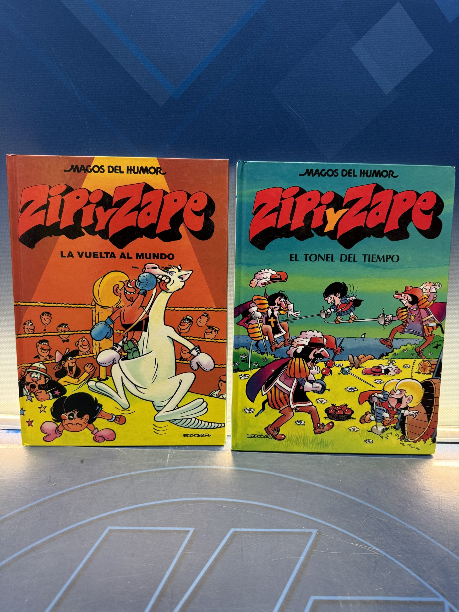 Lote 2 Comics Zipi y Zape, Magos del humor, La vuelta al mundo, El tonel del tiempo.