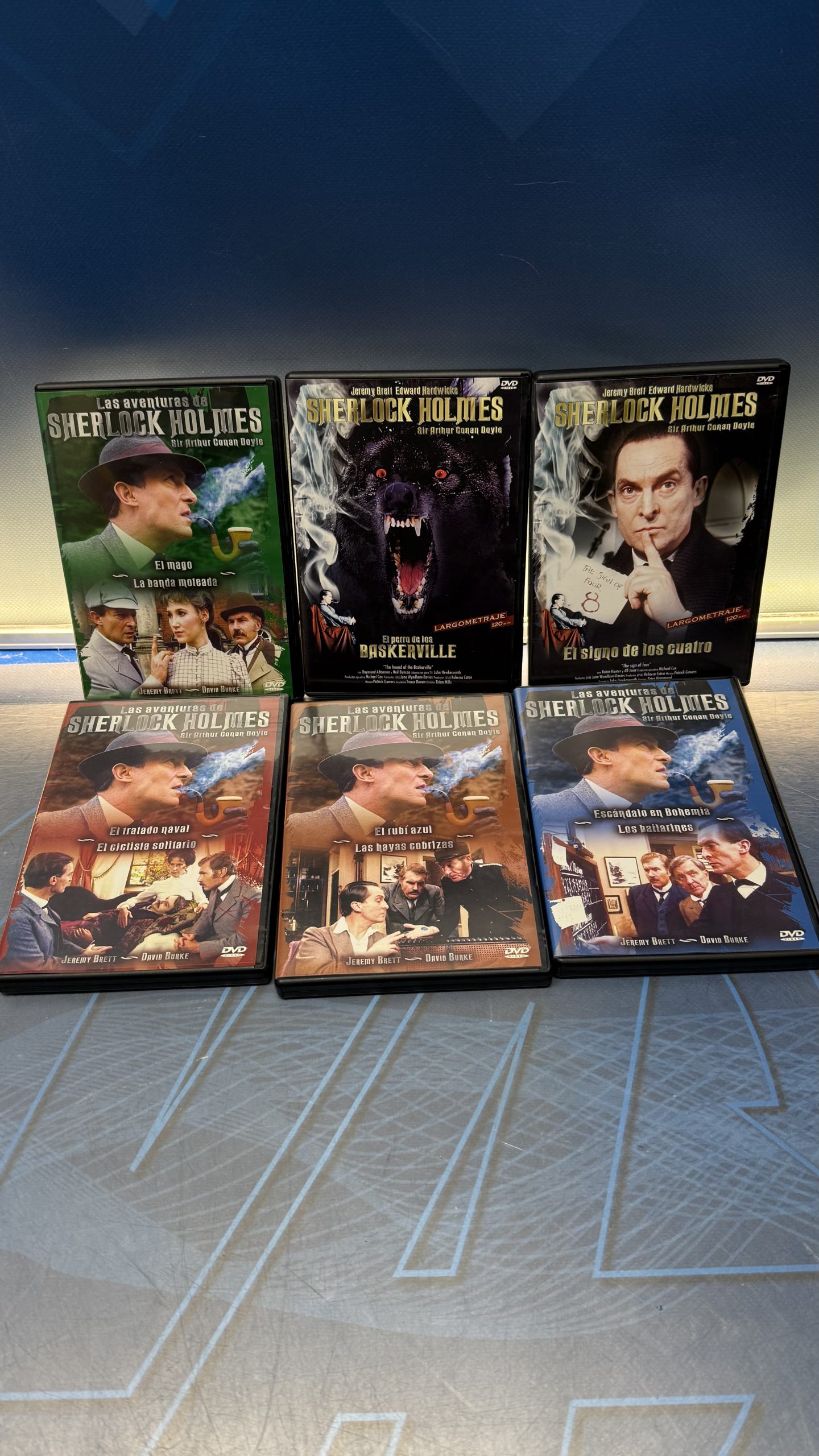 Lote 6 DVD de sherlock holmes
