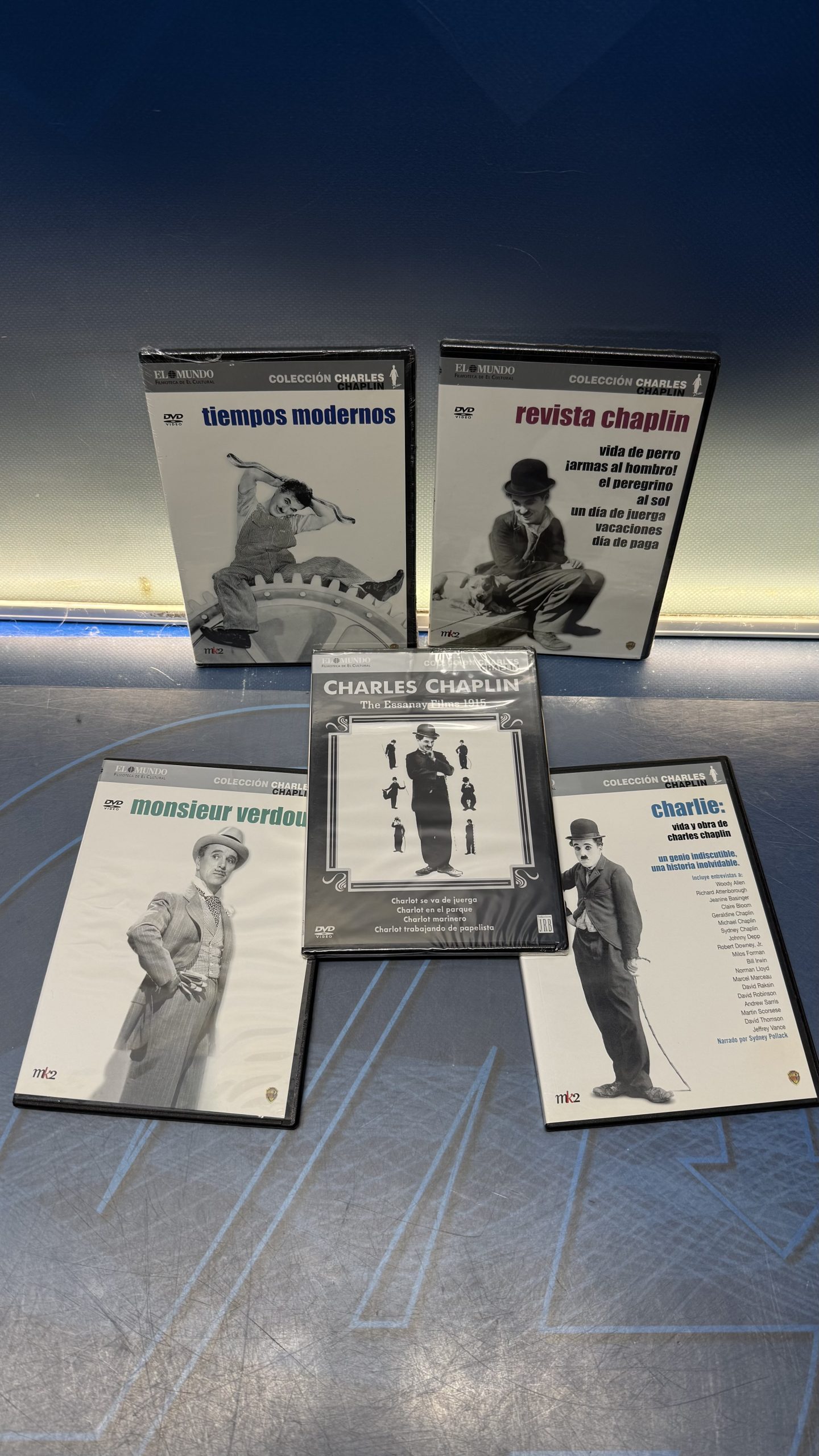 Lote 5 DVD's Coleccion Charles Chapin