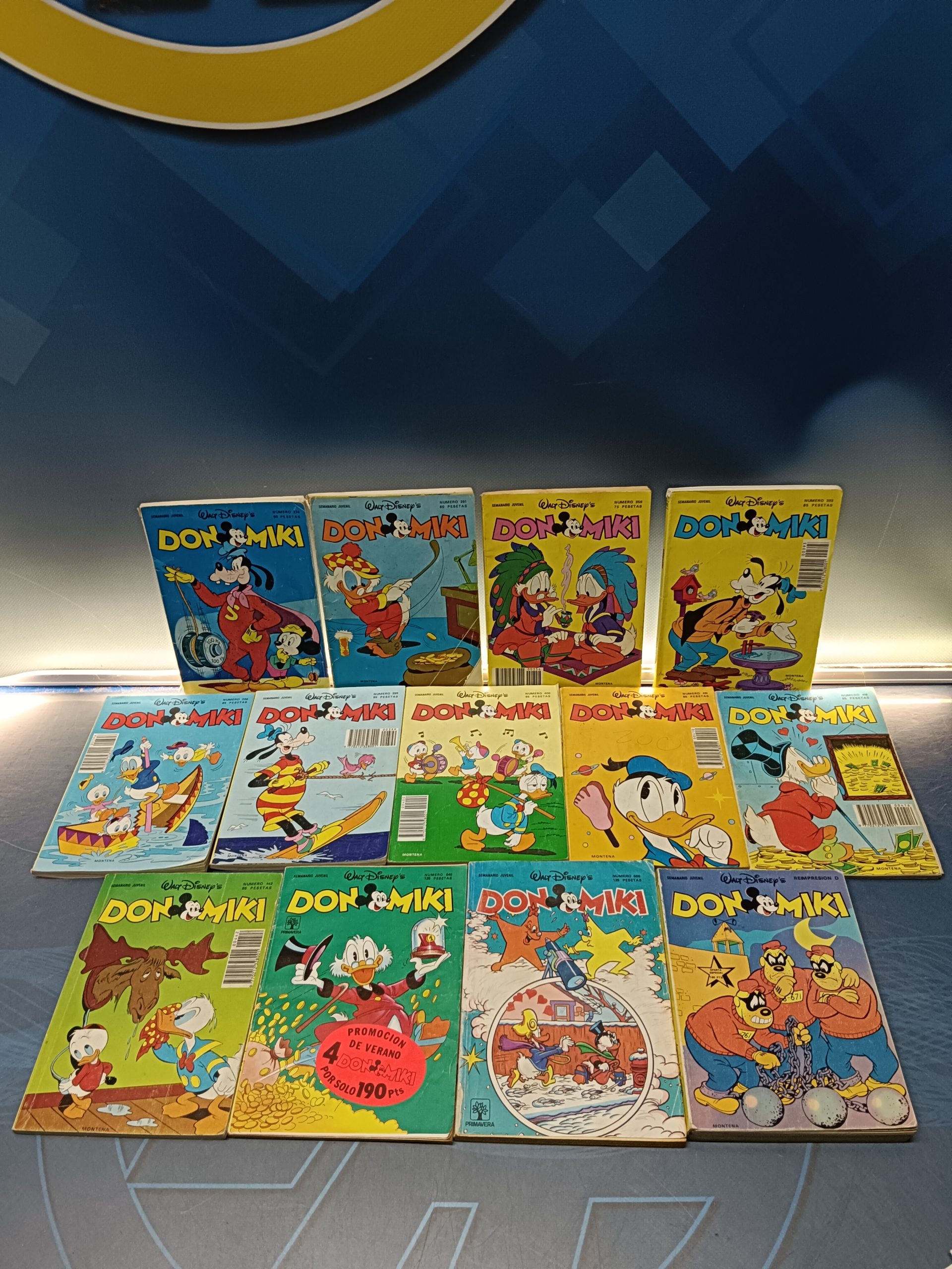 tebeo, comic, 13 números DON MIKI montena