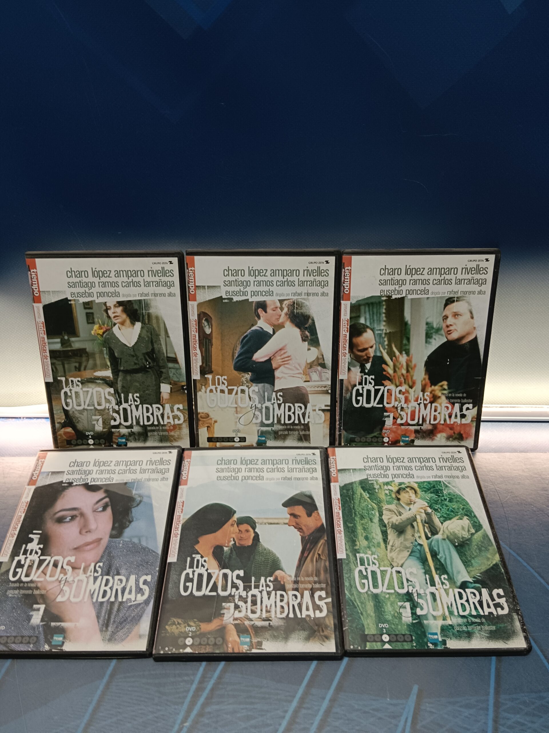 serie TV, mítica, 6 dvds COLECCION COMPLETA- LOS GOZOS Y LAS SOMBRAS.