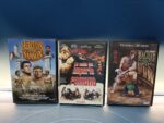 3 peliculas DVD, Peplum HERCULES CONTRA SANSOM, LA CAIDA DEL IMPERIO ROMANO, NACISTE GLADIADOR DE ESPARTA