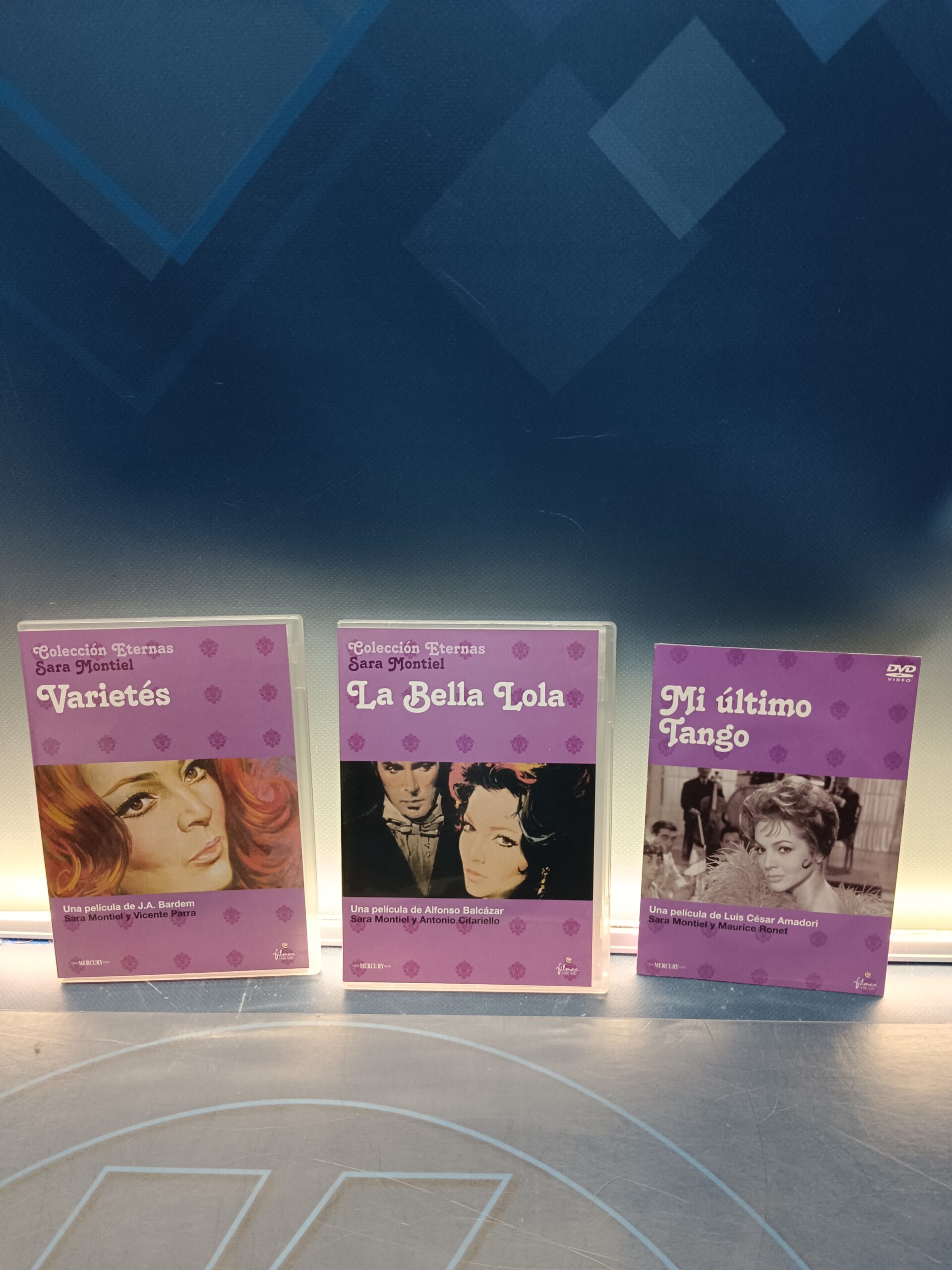3 películas, dvd colecccion Sara Montiel