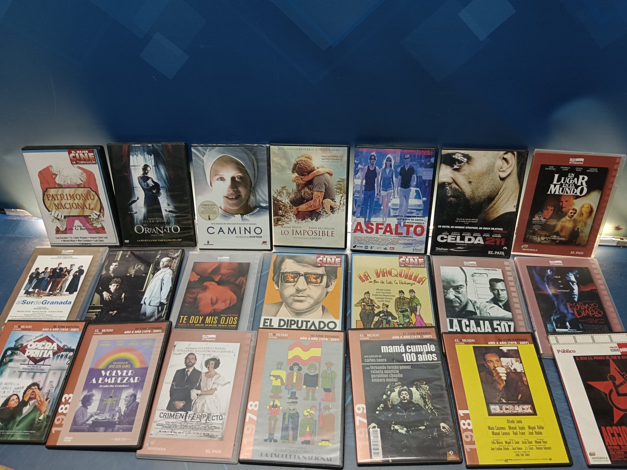 21 DVDs, películas , cine español