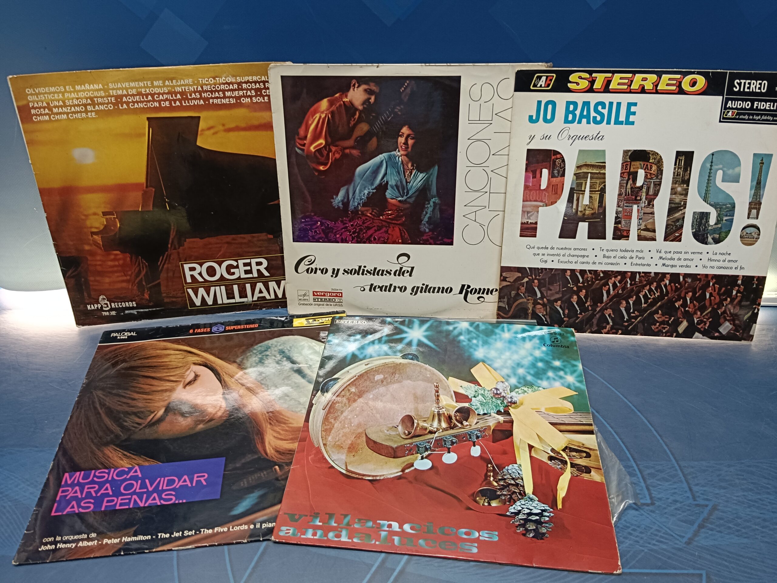 5 lps, vinilos, años 60/70 variados