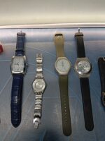 Lote de 12 relojes, correa de metal o piel, para piezas, observa las marcas - Imagen 2