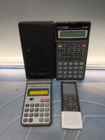 calculadora Casio pocket + calculadora Citizen + grabadora Olympus, necesario cambio de baterias