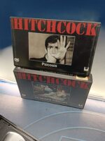 3 películas VHS, HITCHCOCK, Psicosis, con la muerte en los talones, La ventana indiscreta - Imagen 4
