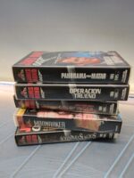 5 peliculas VHS, James Bond, 007, Goldfinger, Panorama pra matar, operacion Trueno, solo para sus ojos, moonraker - Imagen 8