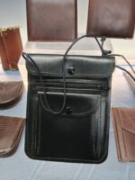 Lote de carteras y monederos y correas y bolsos de piel vintage - Imagen 3