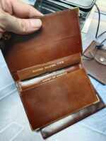 Lote de carteras y monederos y correas y bolsos de piel vintage - Imagen 5