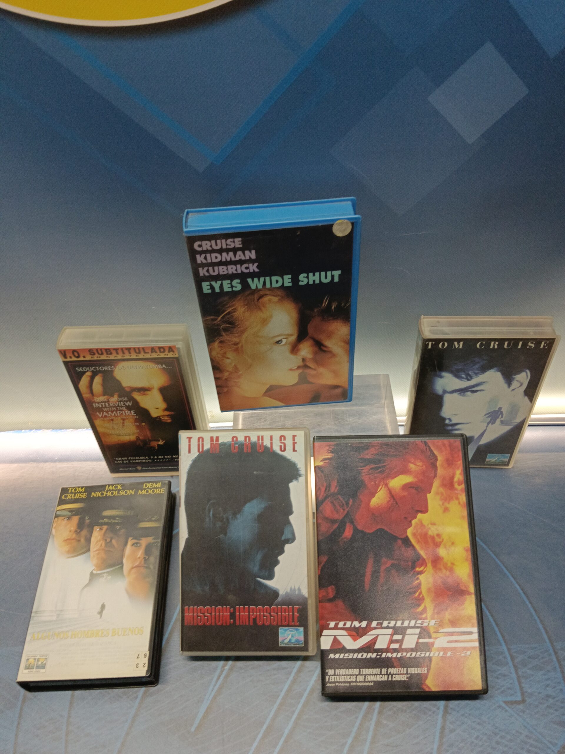 6 películas VHS, especial Tom cruise