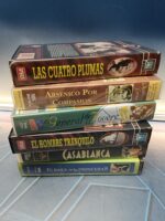 6 cintas VHS, películas clásicas, El hombre tranquilo, Las cuatro plumas, Casablanca, Arsénico por compasión y mas - Imagen 3