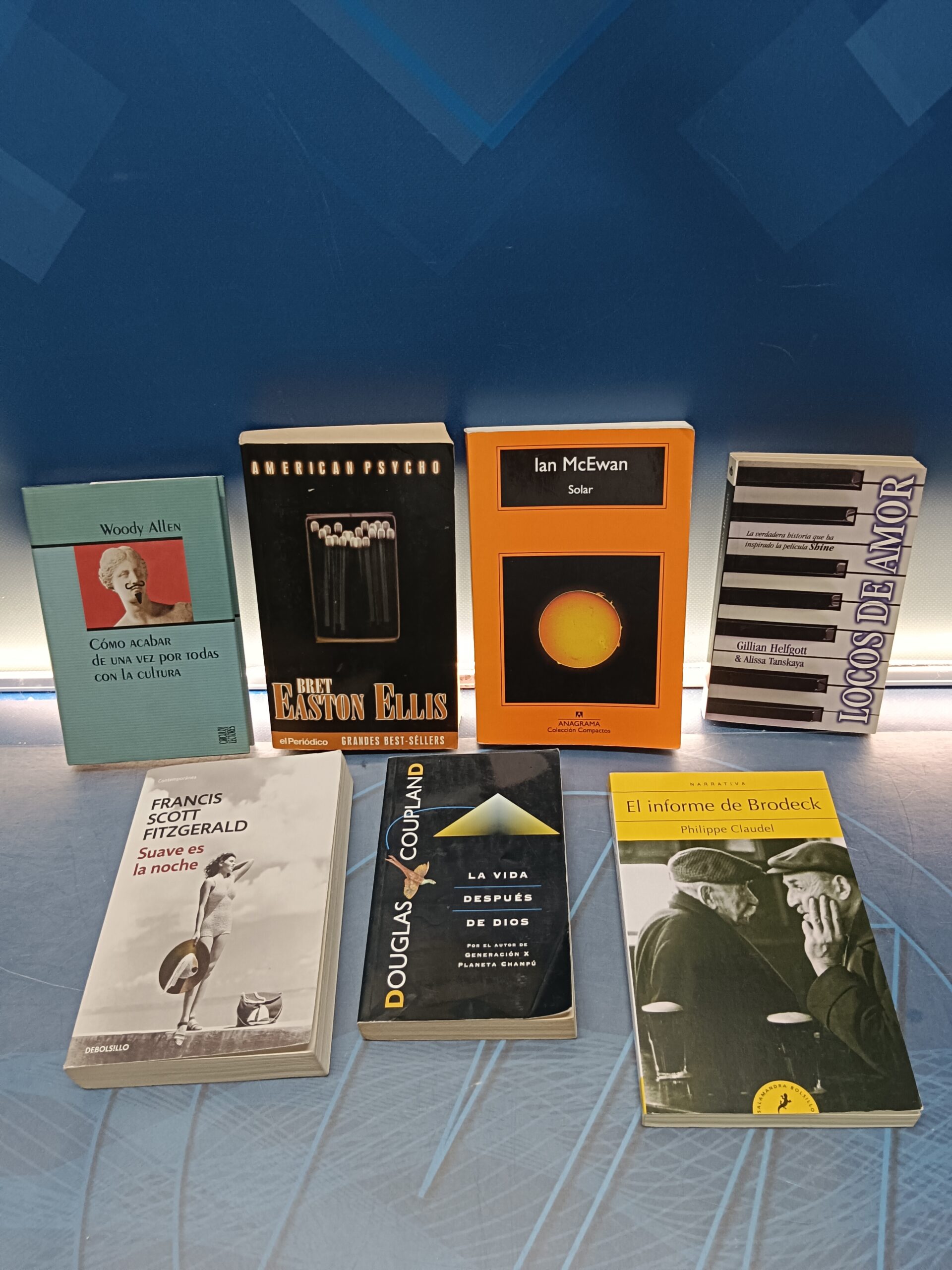 Lote 7 novelas contemporáneas, Solar, American Psyco, Suave es la noche, Locos de amor...