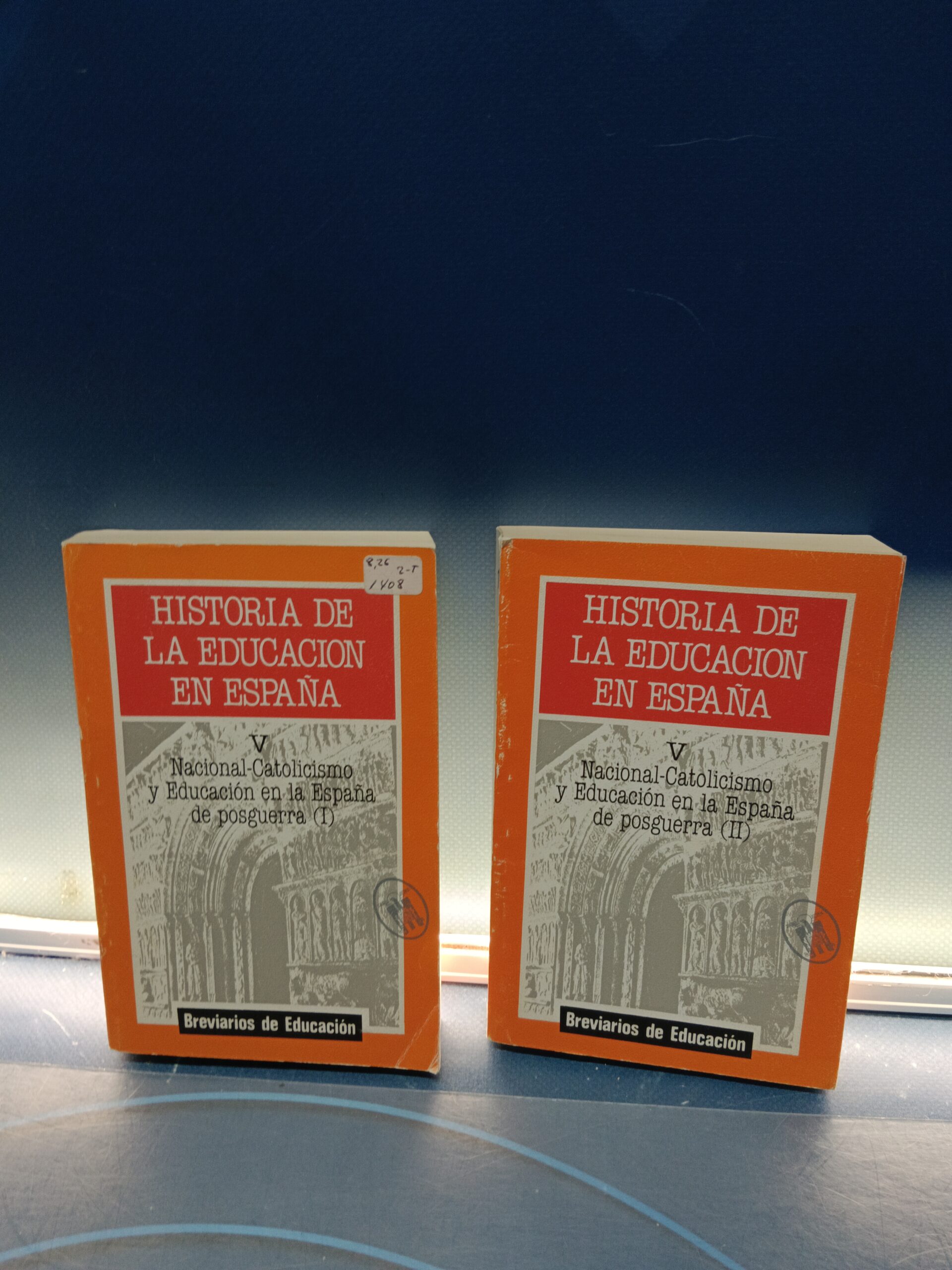 dos libros, HISTORIA DE LA EDUCACIÓN EN ESPAÑA: V nacional-catolicismo