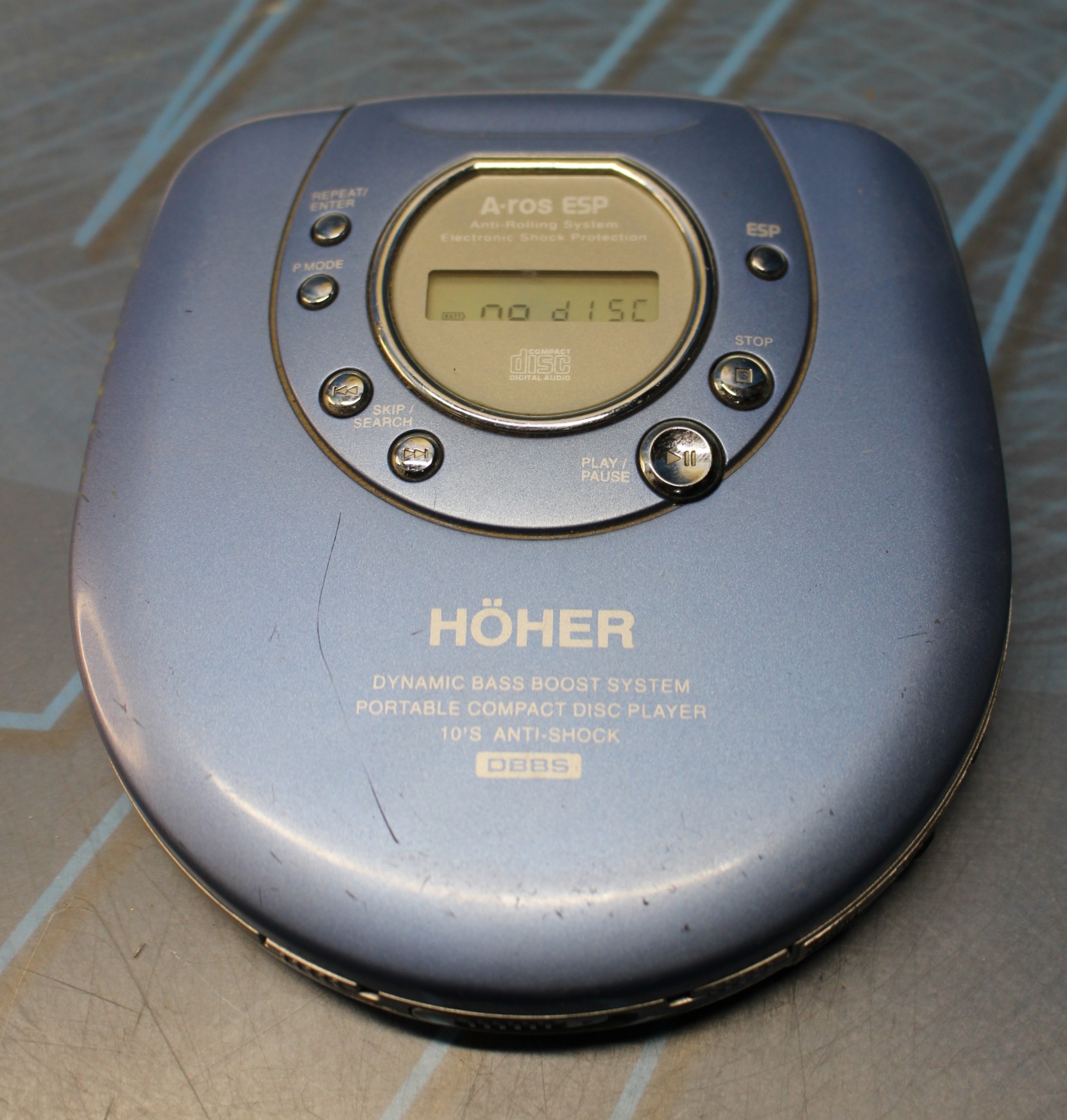 Discman Reproductor Cd Portátil Höher CD/820.