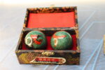 Bolas de Baoding, esferas chinas. Cloisonne. Vintage, años 80. - Imagen 7