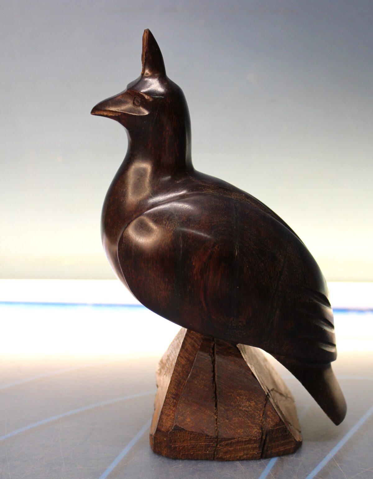 IMG_7030 Correcaminos. Escultura, talla en madera. - Imagen 1