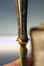 Antiguos cuchillo y tenedor trinchantes. Caja original. - Imagen 5