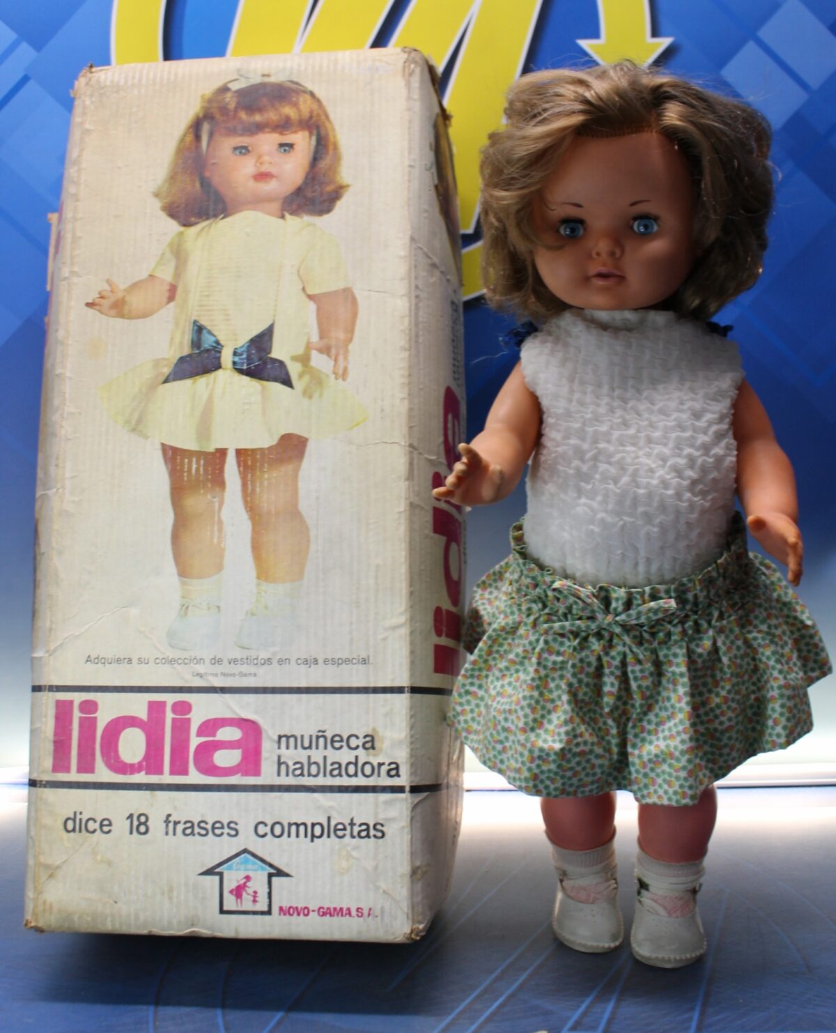 IMG_7313 Muñeca habladora Lidia de Novo Gama. Años 60. - Imagen 1