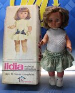 Muñeca habladora Lidia de Novo Gama. Años 60.