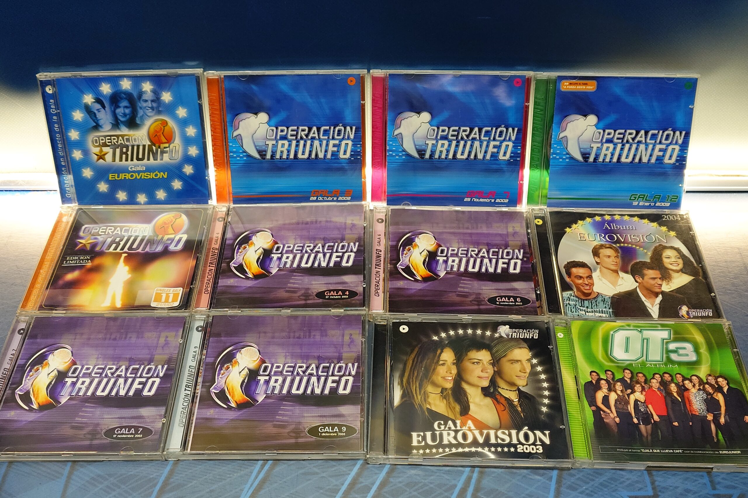 12 CDs Operación Triunfo Galas Varias