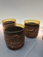 Juego de Whiskey vintage, 6 vasos + botella - Imagen 4