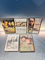 5 películas DVD, drama El perdón, El clan, Atando cabos, The reader, Hotel Rwanda