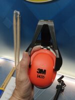 Pad de prácticas con soporte + par de baquetas y protector auditivo - Imagen 5