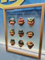 cuadro, LOS CABEZUDOS DE ZARAGOZA enmarcados, CERÁMICA PINTADA, marco de alto 48 x 37,5 x 03 cm - Imagen 7