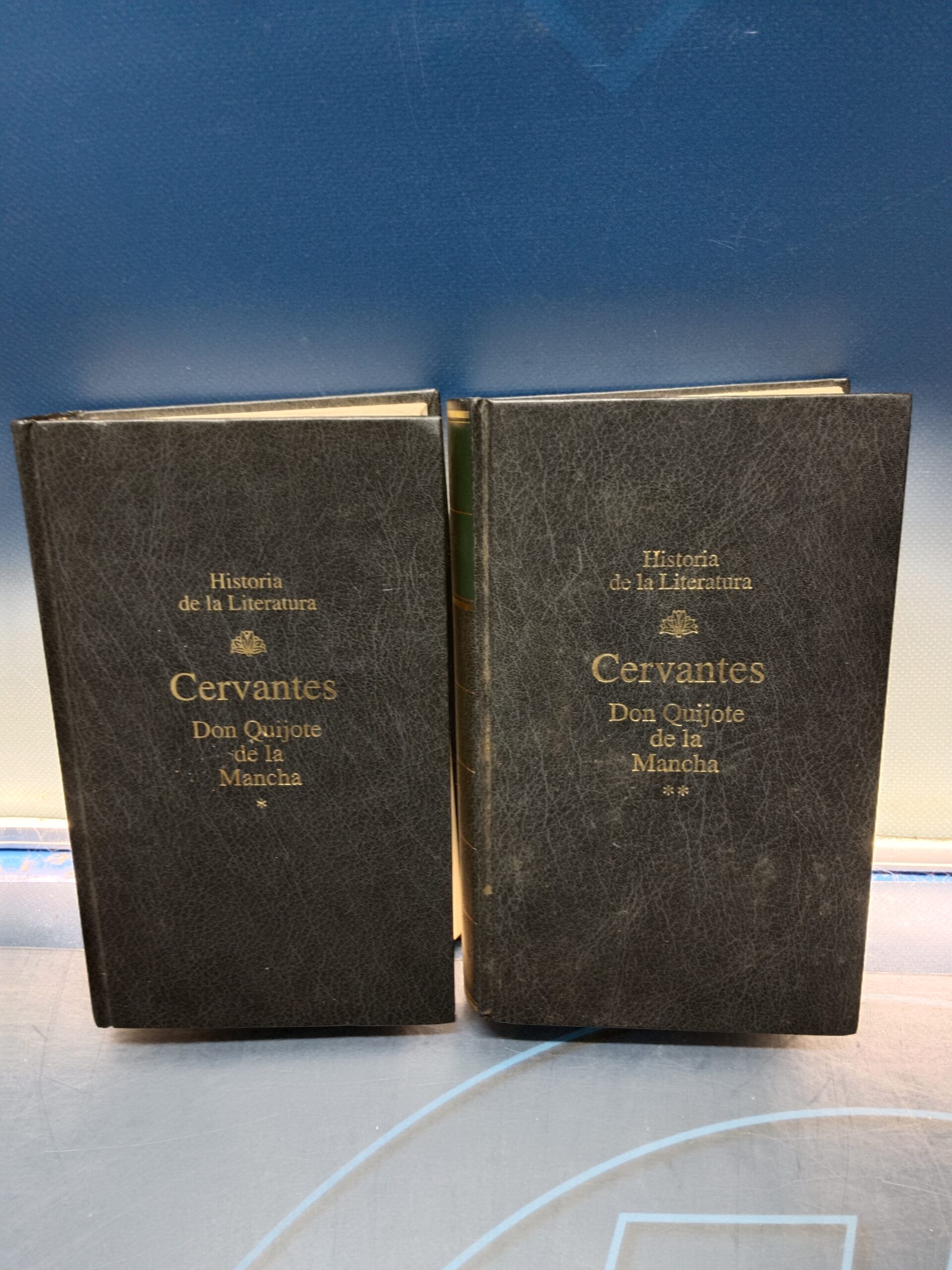 Dos tomos Don Quijote de la Mancha. Miguel de Cervantes. Edición de Martin de Riquer , RBA Editores, 1994