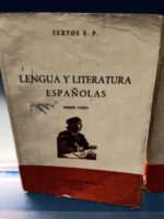 4 libros LENGUA LATINA. 1º + LENGUA Y LITERATURA ESPAÑOLAS. 1º,2º, 3eR CURSO, TEXTOS E.P. COMPAÑÍA BIBLIOGRÁFICA ESPAÑOLA - Imagen 8
