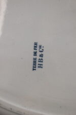 Antigua vajilla Terre de Fer. HB & Cie. Loza mayólica. - Imagen 9