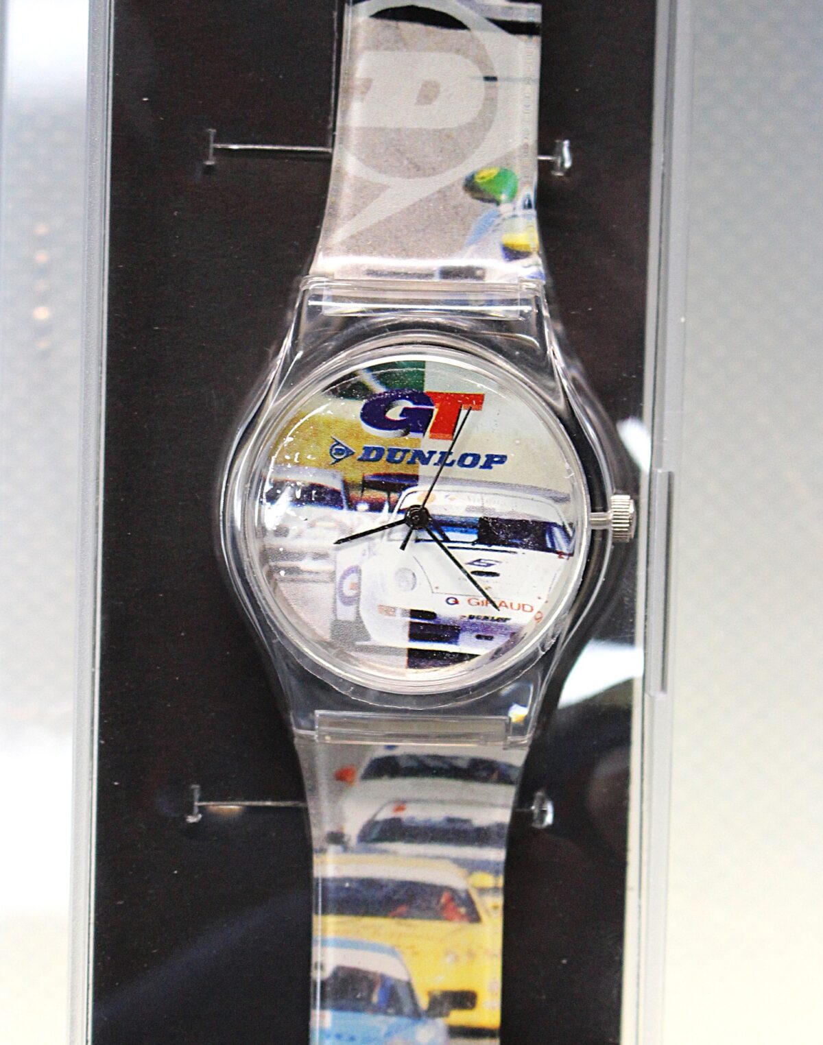 IMG_7510 02. Reloj de pulsera publicidad Dunlop GT, Watch Log. - Imagen 1