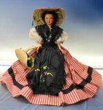 01. Antigua muñeca celuloide traje regional de Niza, Francia.